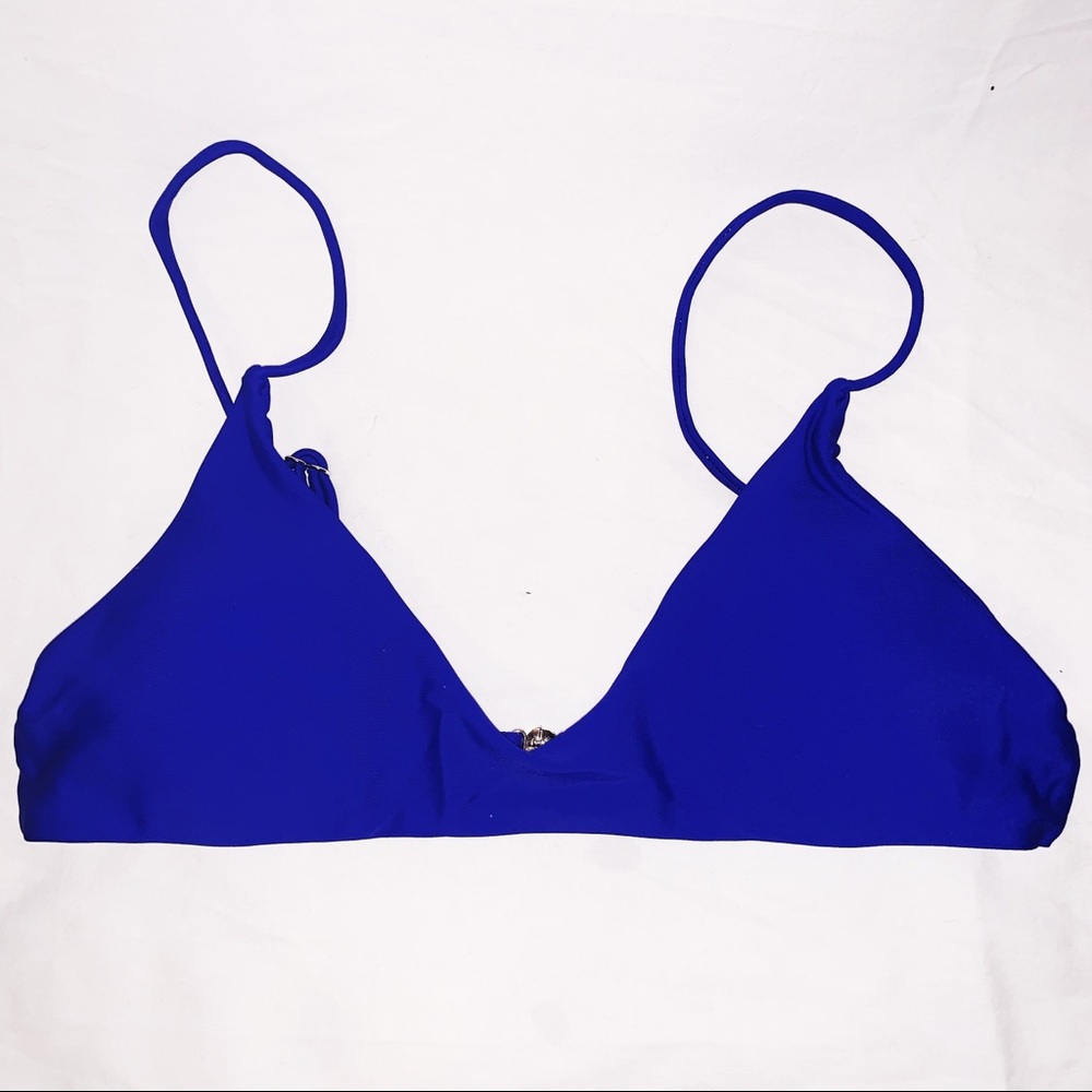Cobalt blue bikini top